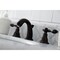 Kingston Brass KB915ACL Widespread Bathroom Faucet with Retail Pop-Up, Oil Rubbed Bronze KB915ACL - alternate 4